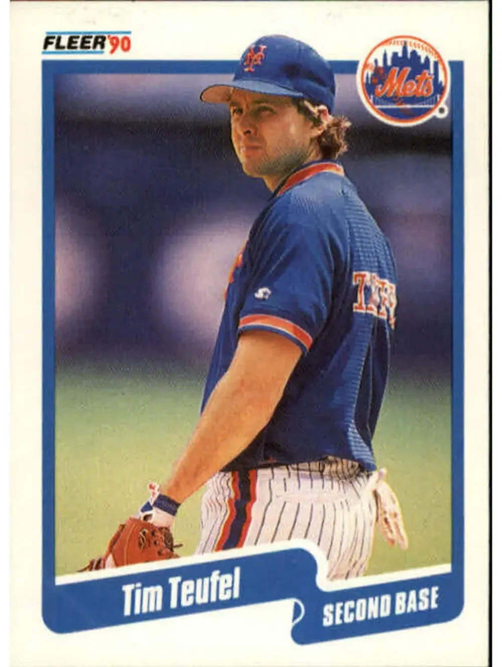 1990 Tim Teufel Fleer Baseball Card #218